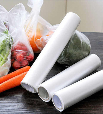 flat plastic produce bag